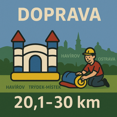 Doprava zóna 5 (20,1 - 30 km)