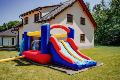 Textilní hrad Fun park s překážkami